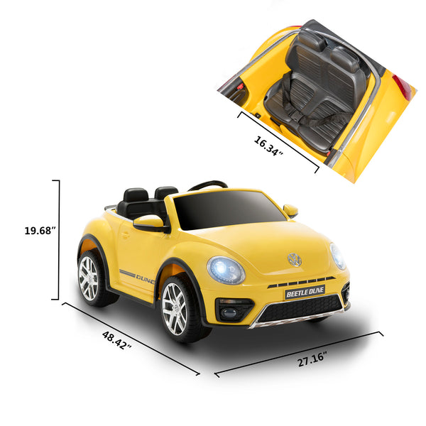 Rutas CR58 Volkswagen Dune Escarabajo 12v con RC doble asiento