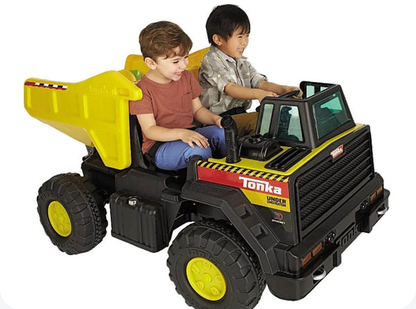 RutasCr58 Poderoso Camión Volquete Tonka - Llantas Plásticas - Asiento plástico - 4x2