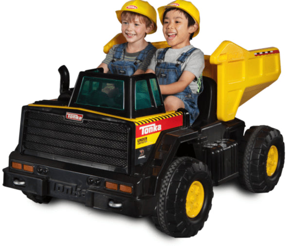 RutasCr58 Poderoso Camión Volquete Tonka - Llantas Plásticas - Asiento plástico - 4x2