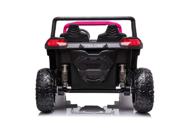 Rutas CR58 • Buggy SM Dota • 24 Voltios • 4 Motores • Color Rosado• Llantas de Hule • Asiento tapizado - Control Remoto • Hasta 11 Años • ER26