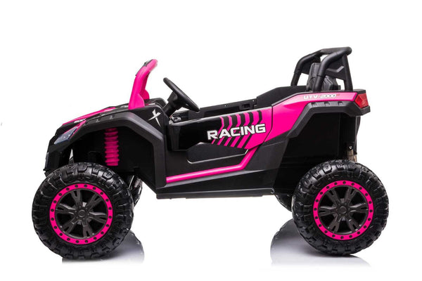 Rutas CR58 • Buggy SM Dota • 24 Voltios • 4 Motores • Color Rosado• Llantas de Hule • Asiento tapizado - Control Remoto • Hasta 11 Años • ER26