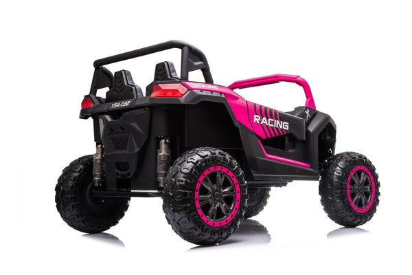 Rutas CR58 • Buggy SM Dota • 24 Voltios • 4 Motores • Color Rosado• Llantas de Hule • Asiento tapizado - Control Remoto • Hasta 11 Años • ER26