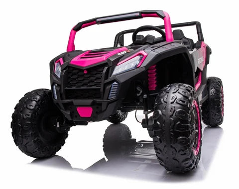 Rutas CR58 • Buggy SM Dota • 24 Voltios • 4 Motores • Color Rosado• Llantas de Hule • Asiento tapizado - Control Remoto • Hasta 11 Años • ER26