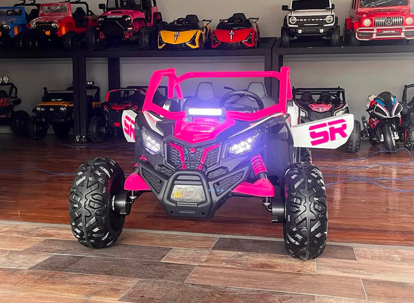 Carrito Eléctrico para niños • UTV Arenal • Color Rosado • 24 Voltios • Rutas Cr58 ER26
