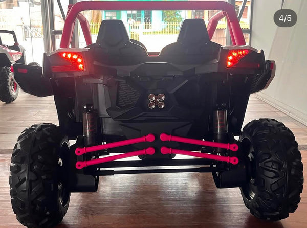 Carrito Eléctrico para niños • UTV Arenal • Color Rosado • 24 Voltios • Rutas Cr58 ER26