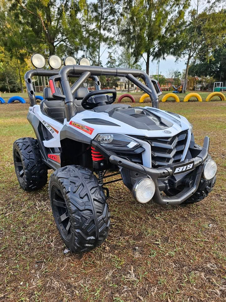 Carrito Eléctrico para niños • Capatarida • Blanco • 12 Voltios • Rutas Cr58 ER26