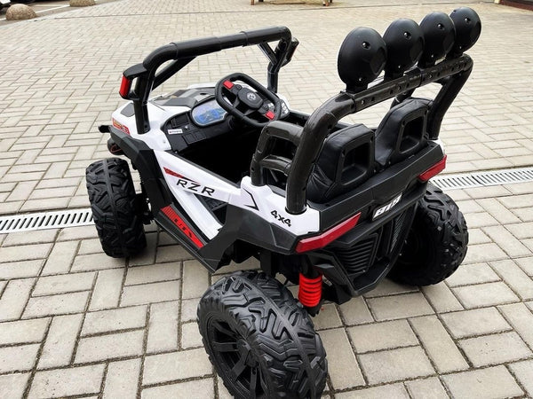 Carrito Eléctrico para niños • Capatarida • Blanco • 12 Voltios • Rutas Cr58 ER26