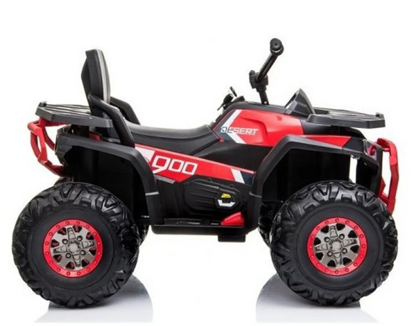 Encargo 2025 Rutas CR58 - ATV Desert - Roja - 12 Voltios - Llantas de hule - Asientos de cuero - 4 Motores - Hasta 8 Años