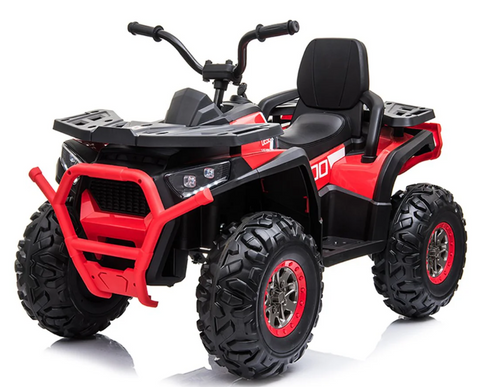 Encargo 2025 Rutas CR58 - ATV Desert - Roja - 12 Voltios - Llantas de hule - Asientos de cuero - 4 Motores - Hasta 8 Años
