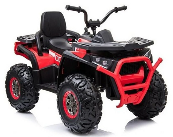 Encargo 2025 Rutas CR58 - ATV Desert - Roja - 12 Voltios - Llantas de hule - Asientos de cuero - 4 Motores - Hasta 8 Años