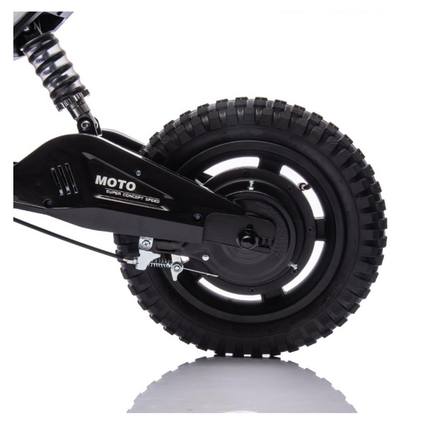 Encargo 2025 Rutas CR58 Mini Moto Cross - 24 Voltios - Verde - Llantas de hule - Asiento de cuero - Hasta 9 Años