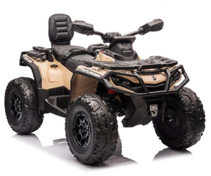 Encargo 2025 Rutas CR58 ATV Can-Am Outlander - 24 Voltios - 4 Motores - Color Arena - Llantas de Hule - Asiento de cuero - Hasta 8 Años