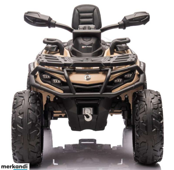 Encargo 2025 Rutas CR58 ATV Can-Am Outlander - 24 Voltios - 4 Motores - Color Arena - Llantas de Hule - Asiento de cuero - Hasta 8 Años