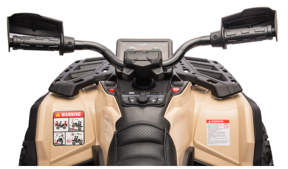 Encargo 2025 Rutas CR58 ATV Can-Am Outlander - 24 Voltios - 4 Motores - Color Arena - Llantas de Hule - Asiento de cuero - Hasta 8 Años