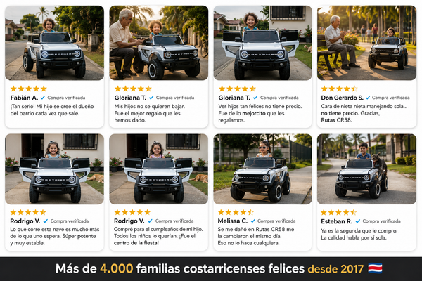 Rutas Cr58 Espectacular Jeep Beyond • Blanco • 12 Voltios • Llantas de Hule • 2 Asientos de Cuero • 4 Motores • Control Remoto  Hasta 5 Años • R26