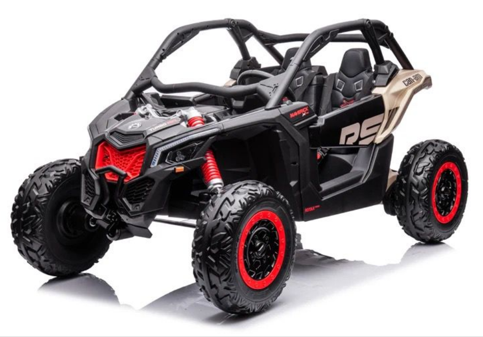 2024 Rutas Cr58 UTV Maverick 24V • Arena • Llantas de hule - Asientos Plásticos - Dos motores • Control Remoto - Hasta 8 Años.