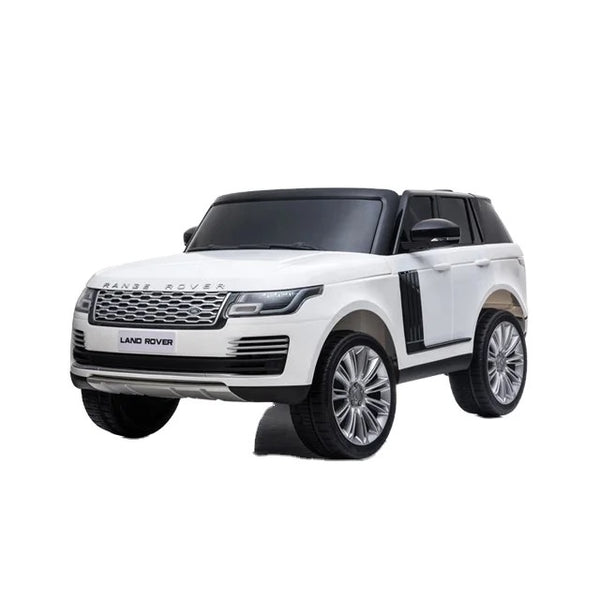 Encargo 2024 RutasCr58 - Range Rover HSE de lujo - Blanco - 24v - Llantas de hule - Asientos de cuero - Control Remoto - 2 motores - Hasta los 8 años