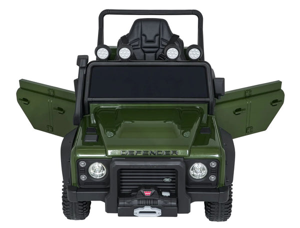 Carrito Eléctrico para niños • Land Rover Defender • Verde • 24 Voltios • Rutas Cr58 ER26