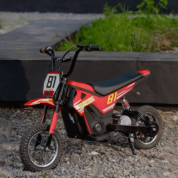 Moto Eléctrica para niños • Mx Cobra • Rojo • 24 Voltios • Rutas Cr58 ER26