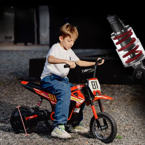 Moto Eléctrica para niños • Mx Cobra • Rojo • 24 Voltios • Rutas Cr58 ER26