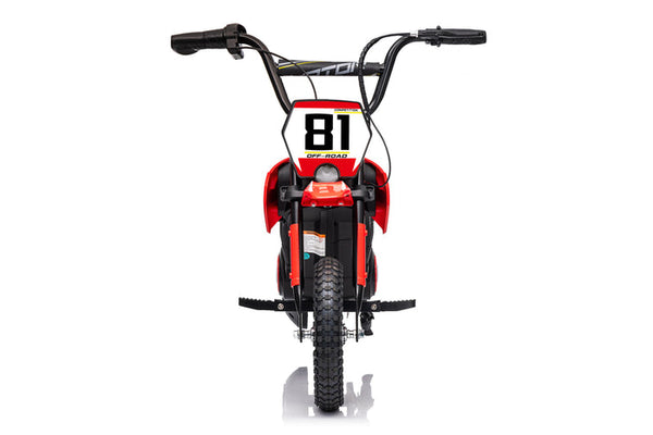 Moto Eléctrica para niños • Mx Cobra • Rojo • 24 Voltios • Rutas Cr58 ER26