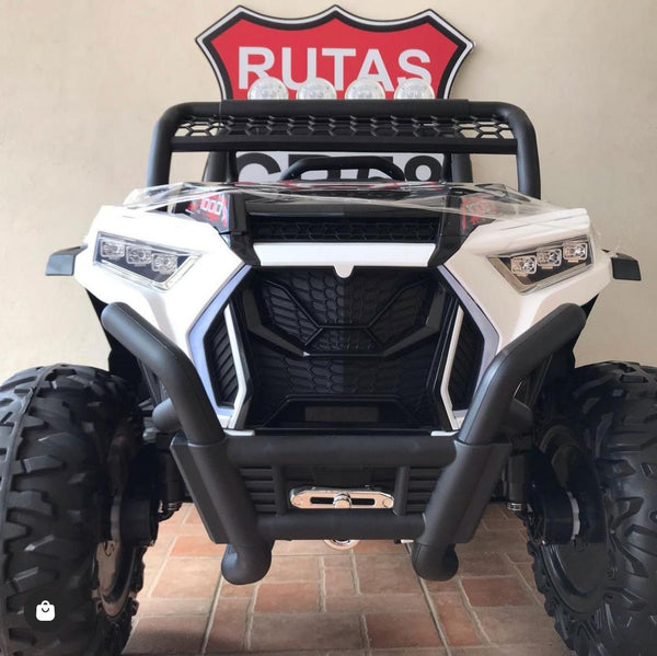 Carrito Eléctrico para niños • UTV NEL • Blanco • 24 Voltios • Rutas Cr58 ER26