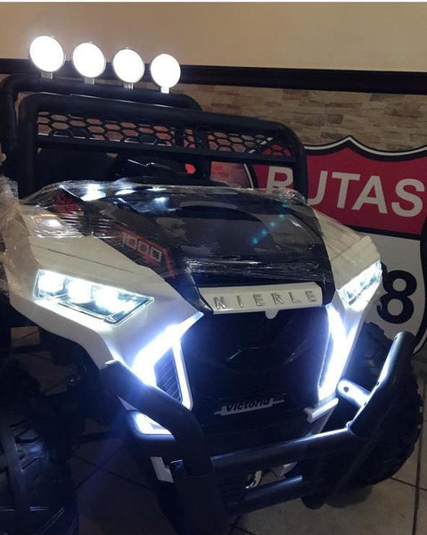 Carrito Eléctrico para niños • UTV NEL • Blanco • 24 Voltios • Rutas Cr58 ER26