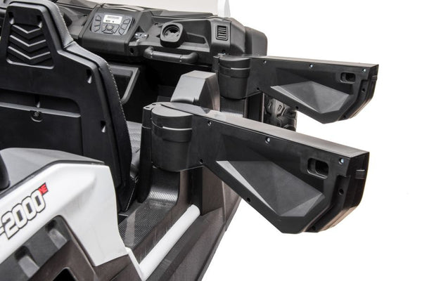 2025 Rutas Cr58 - BUGGY SUPER DOTA - Blanca - 24 Voltios - Llantas de Hule - Cuatro Asientos de Cuero - 4 motores - Hasta los 11 Años