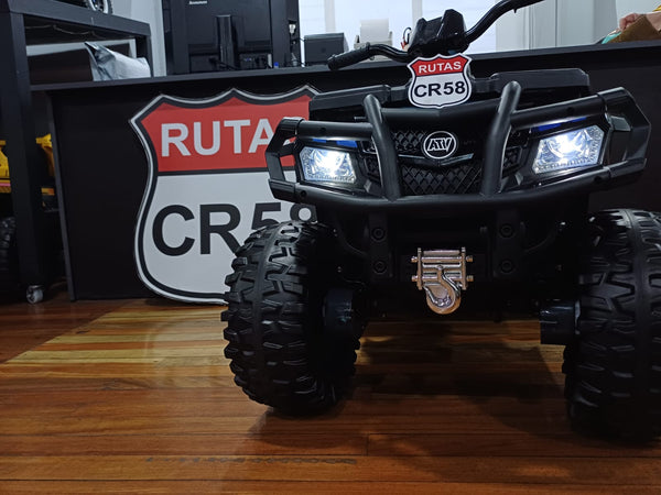 2025 Rutas CR58 • ATV TRX • Celeste • 24 Voltios • Llantas de hule• Asientos de cuero • Cuatro Motores • Hasta 8 Años.