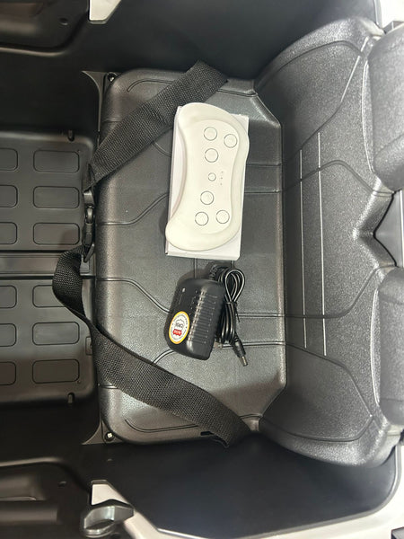 Encargo 2025 Rutas CR58 Estilo Jeep Alápi - 12 Voltios - 4 Motores - Blanco- Llantas plásticas - Asiento de plástico- Control Remoto - Hasta 5 Años