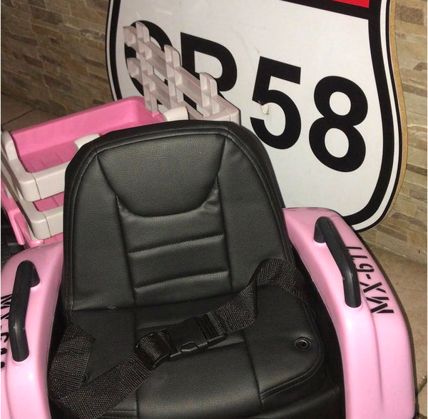 Carrito Eléctrico para niños • Tractor • Rosado • 12 Voltios • Rutas Cr58 ER26