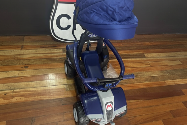 Mini ATV Eléctrico para niños • Chispita • Azul • 6V • Rutas Cr58 ER26