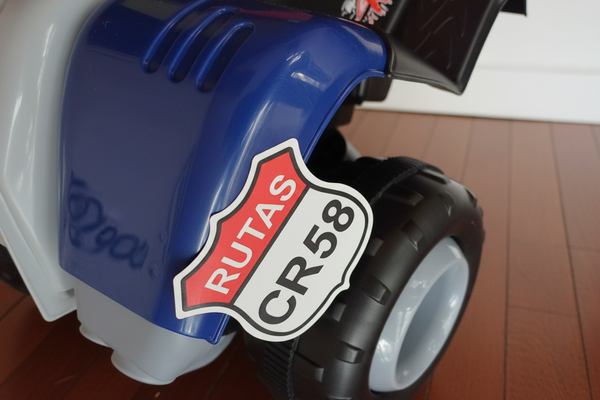 Mini ATV Eléctrico para niños • Chispita • Azul • 6V • Rutas Cr58 ER26