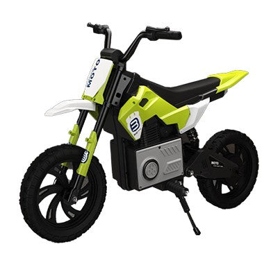 Encargo 2025 Rutas CR58 Mini Moto Cross - 24 Voltios - Verde - Llantas de hule - Asiento de cuero - Hasta 9 Años