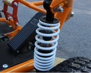 GO-KART Eléctrico para niños • Montana • Rojo • 48 Voltios • Rutas Cr58 ER26