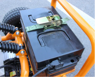 GO-KART Eléctrico para niños • Montana • Rojo • 48 Voltios • Rutas Cr58 ER26