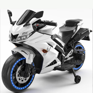2023 Motocicleta Wild Rider - Llantas de plástico con banda de goma - Asientos plástico - un motor - 12V - Hasta 5 Años