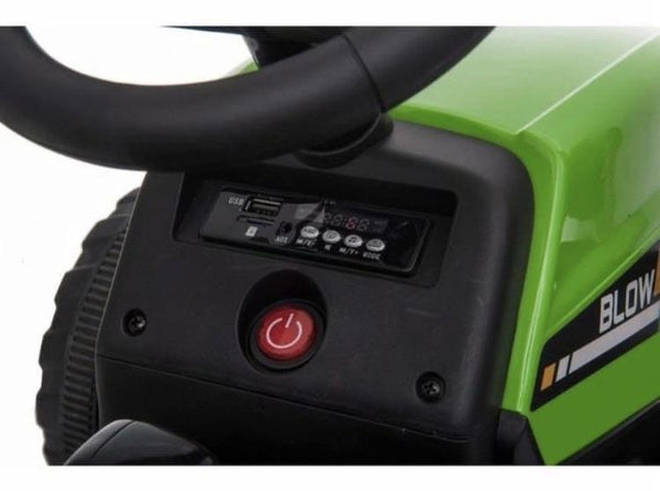 Carrito Eléctrico para niños • Tractor • Verde • 12 Voltios • Rutas Cr58 ER26