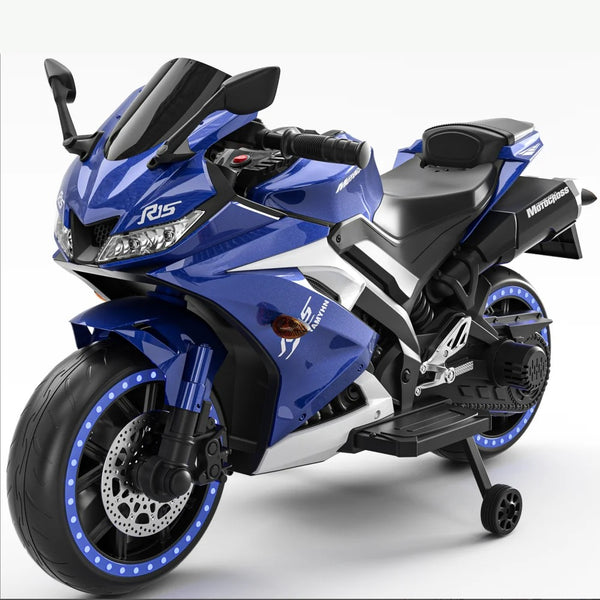 2023 Motocicleta Wild Rider - Llantas de plástico con banda de goma - Asientos plástico - un motor - 12V - Hasta 5 Años