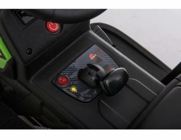 Carrito Eléctrico para niños • Tractor • Verde • 12 Voltios • Rutas Cr58 ER26