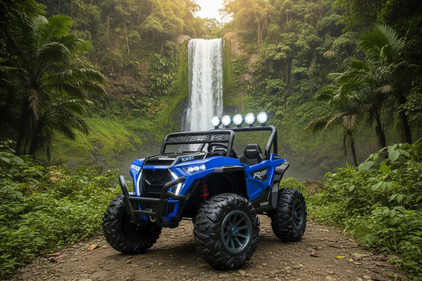 Carrito Eléctrico para niños • UTV NEL • Azul • 24 Voltios • Rutas Cr58 ER26