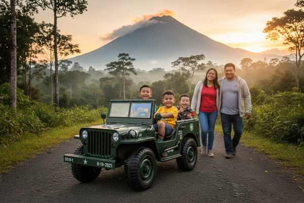 Jeep Militar - Familia Tica Auténtica