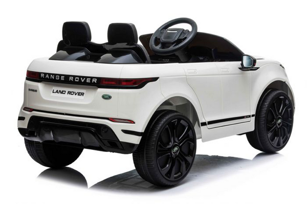 2023 Rutas CR58 Land Rover Evoque •Blanco • Llantas de hule • Asientos de cuero • 12v  • 4 motores • Control Remoto • Hasta 5 Años.