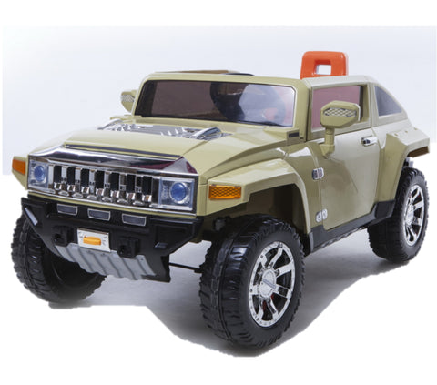 Rutas CR58 Hummer H2 biplaza para niños de 12 voltios con RC