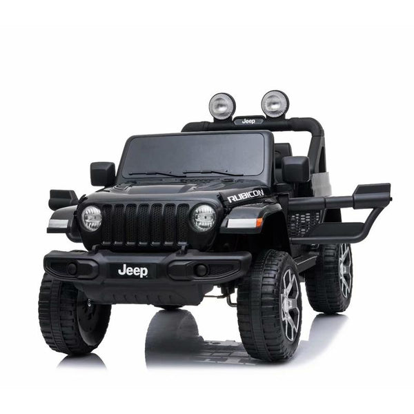 Rutas CR58 Jeep Wrangler Rubicon Negro llantas plásticas con mando a distancia 2.4G