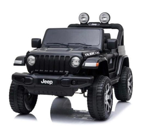 Rutas CR58 Jeep Wrangler Rubicon Negro llantas plásticas con mando a distancia 2.4G