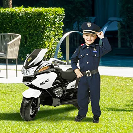 2022 Rutas Cr58 Motocicleta Policial 12v, luces de emergencia y sirenas