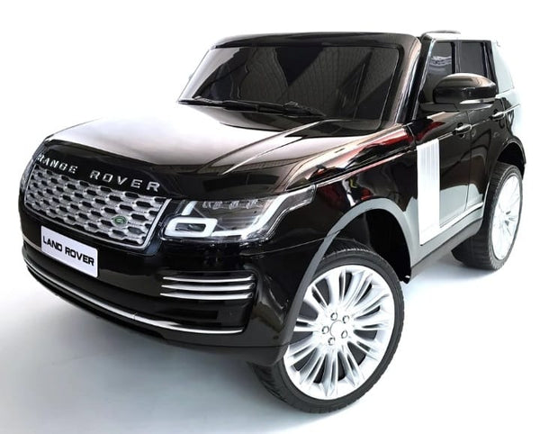 Encargo 2024 RutasCr58 - Range Rover HSE de lujo - Negro - 24v - Llantas de hule - Asientos de cuero - Control Remoto - 2 motores - Hasta los 8 años