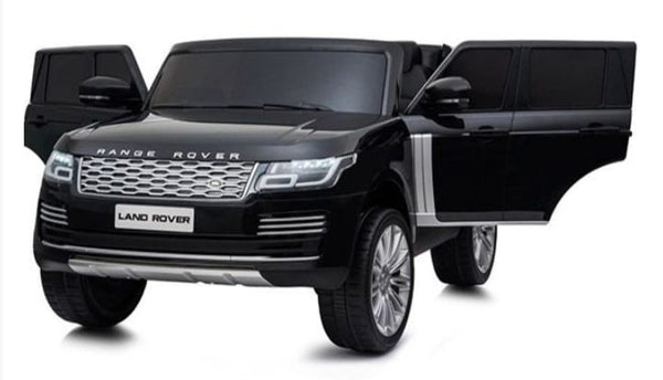 Encargo 2024 RutasCr58 - Range Rover HSE de lujo - Negro - 24v - Llantas de hule - Asientos de cuero - Control Remoto - 2 motores - Hasta los 8 años