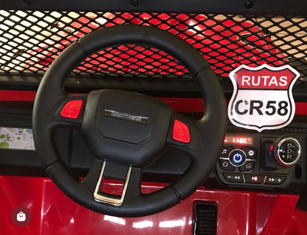 2022 Rutas Cr 58 estilo Jeep Rough Speed 4x2 rojo